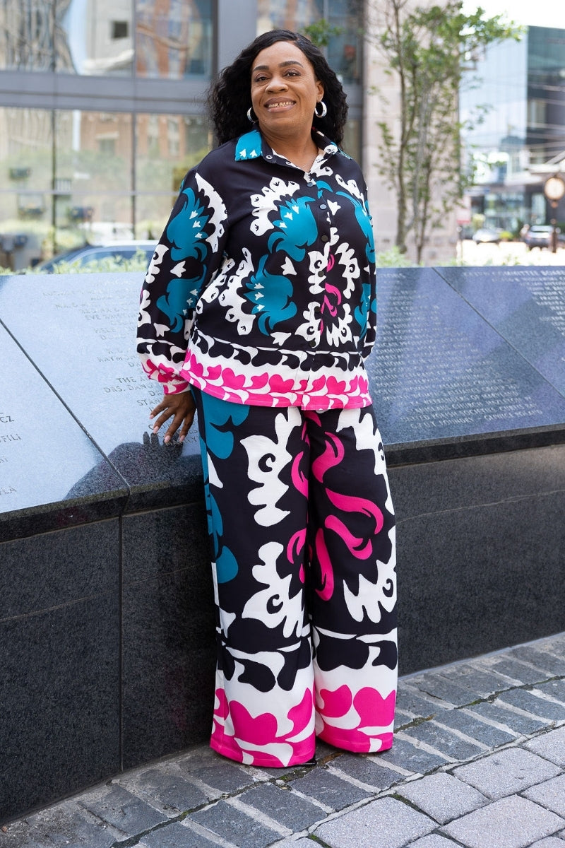 Butterfly Affect Pant Suit
