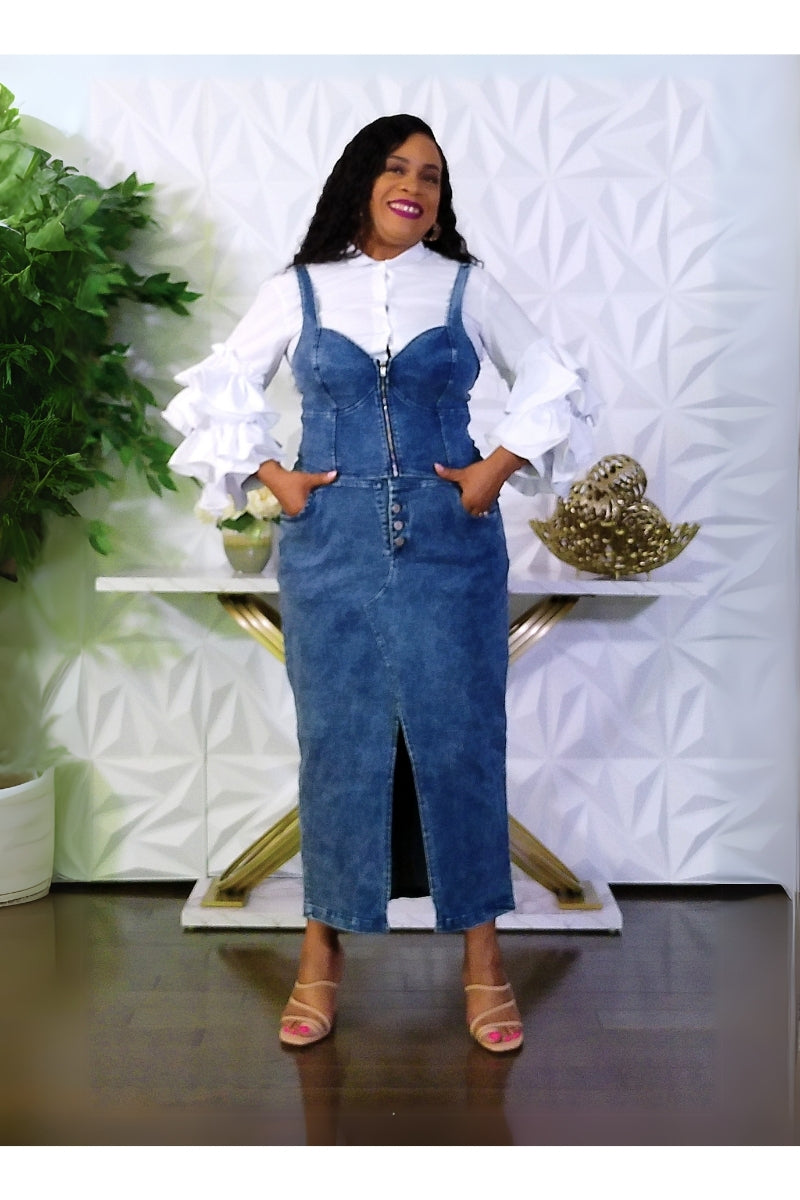 Denim Dream Skirt Set