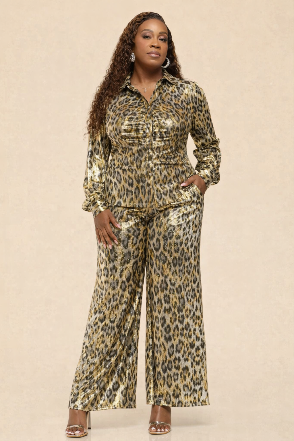 Gilded Instinct Leopard Set