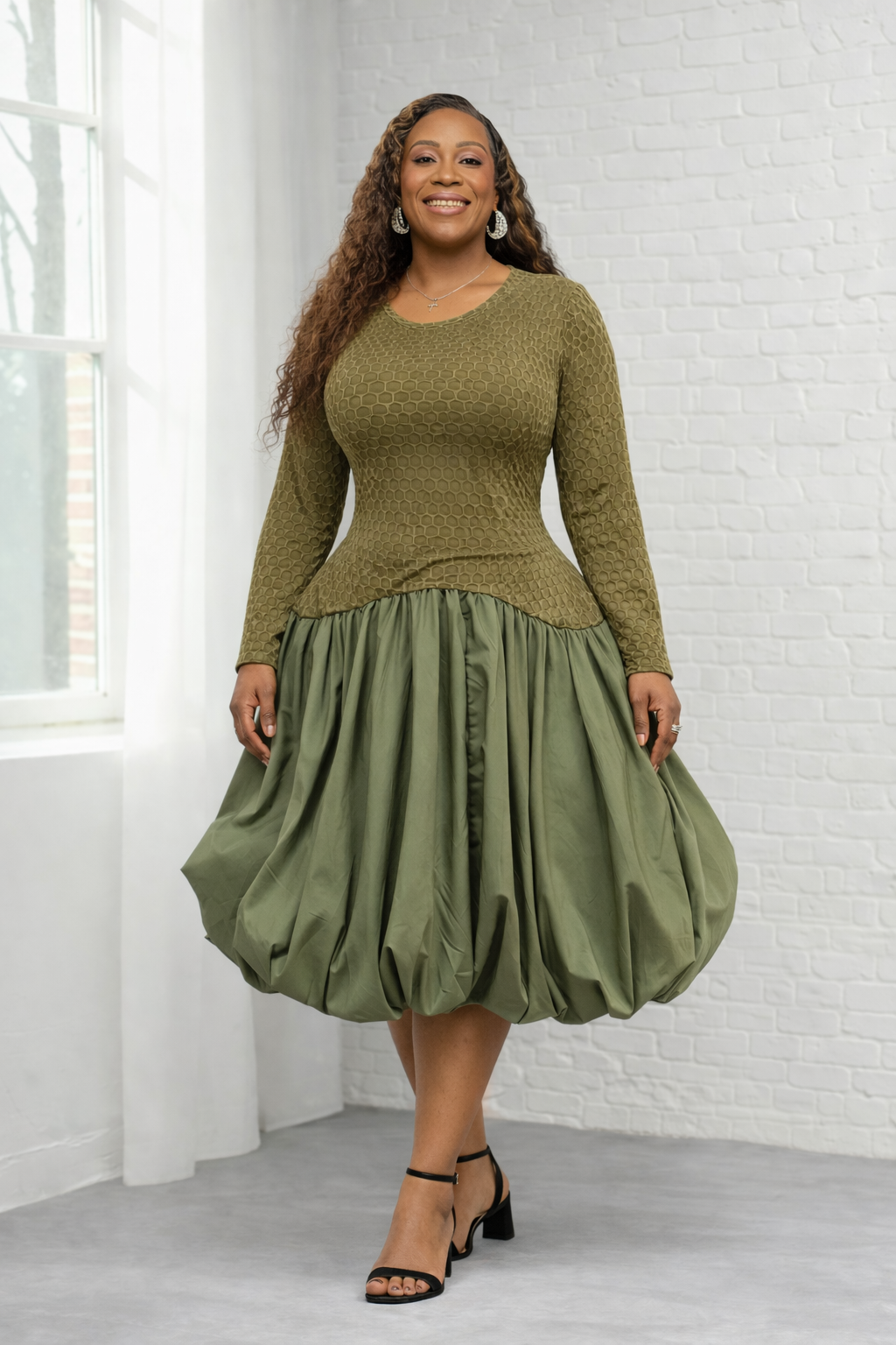 The Olive Presence Dress