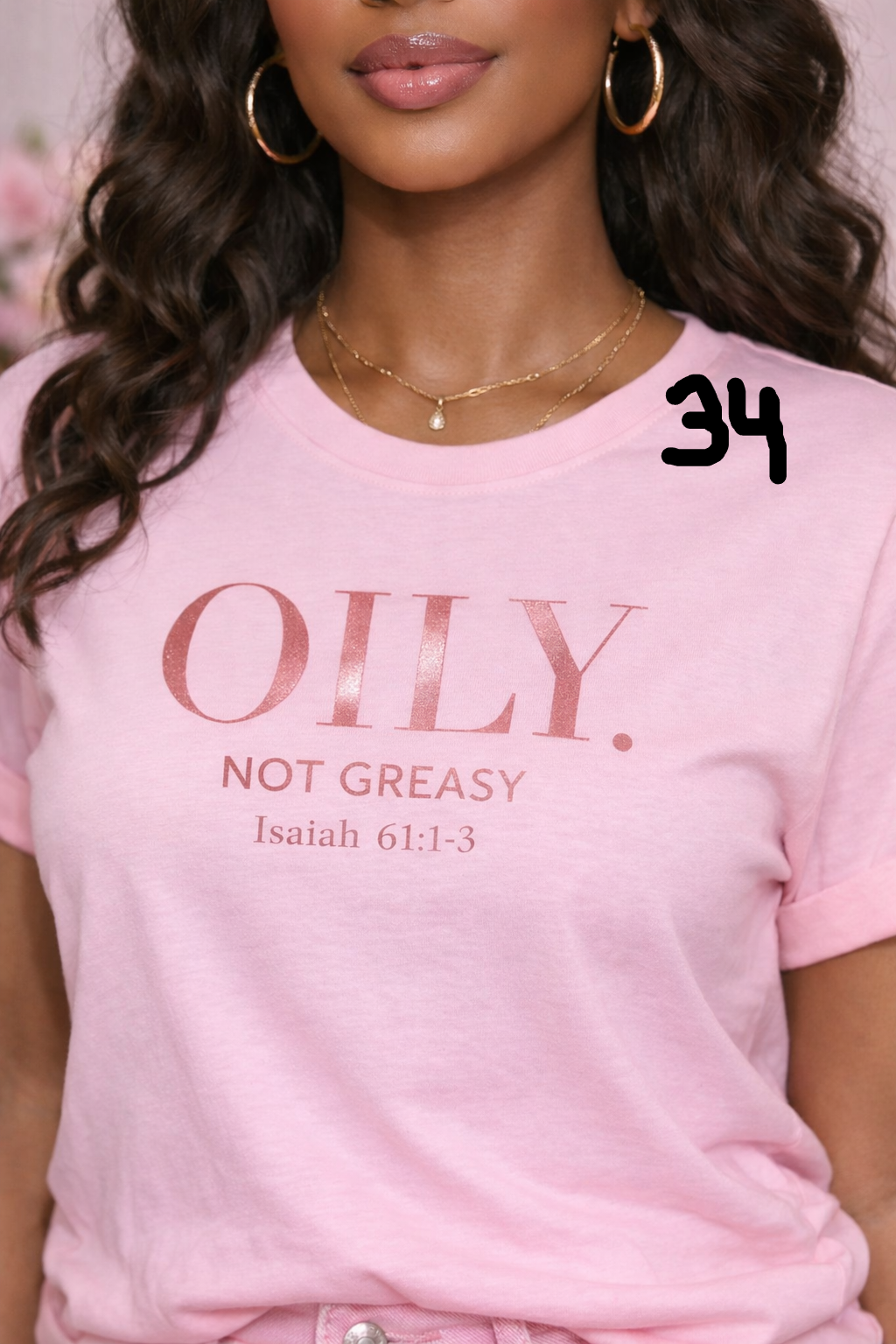 OILY. NOT GREASY. Tee