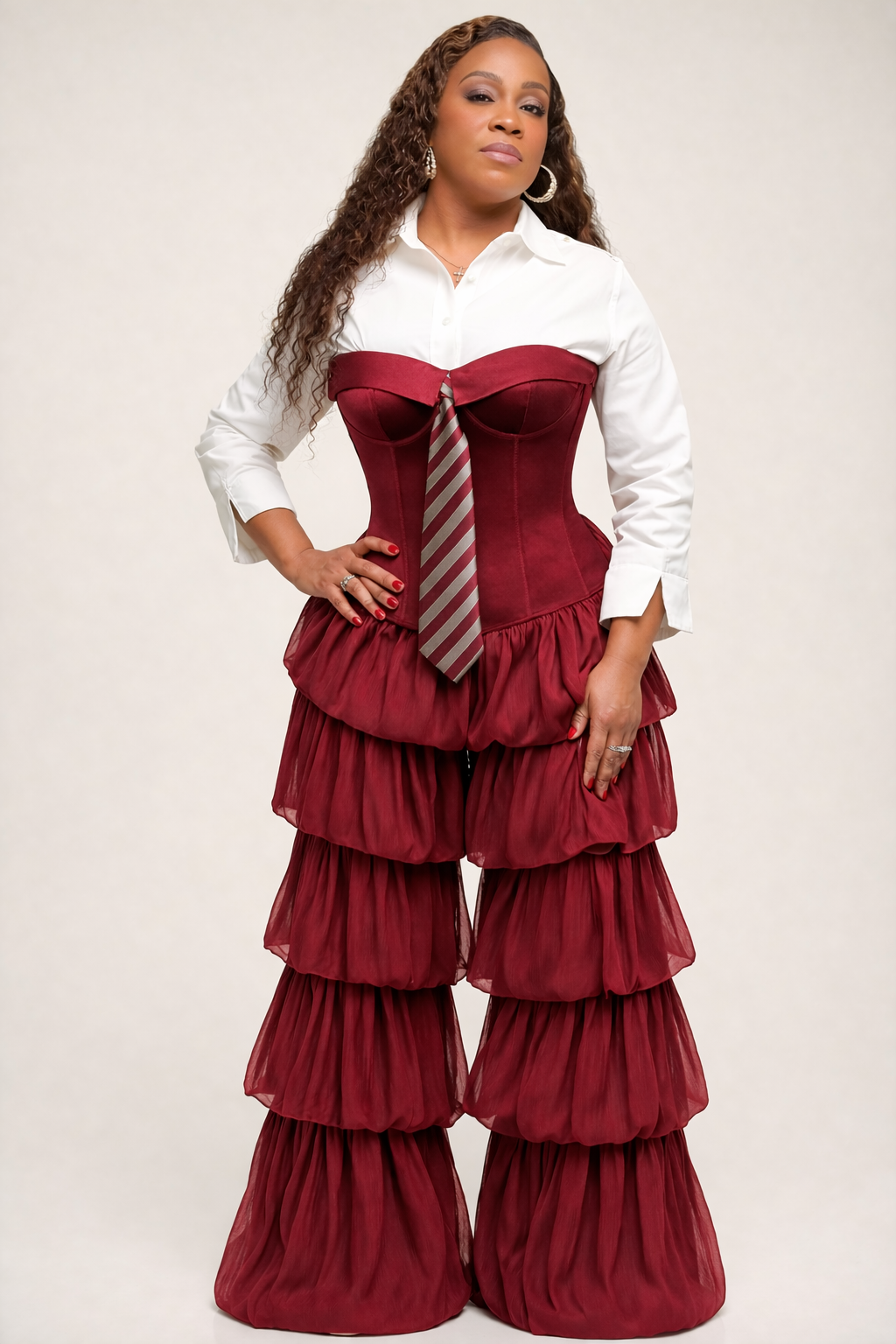 Ruby Ruffle Pants