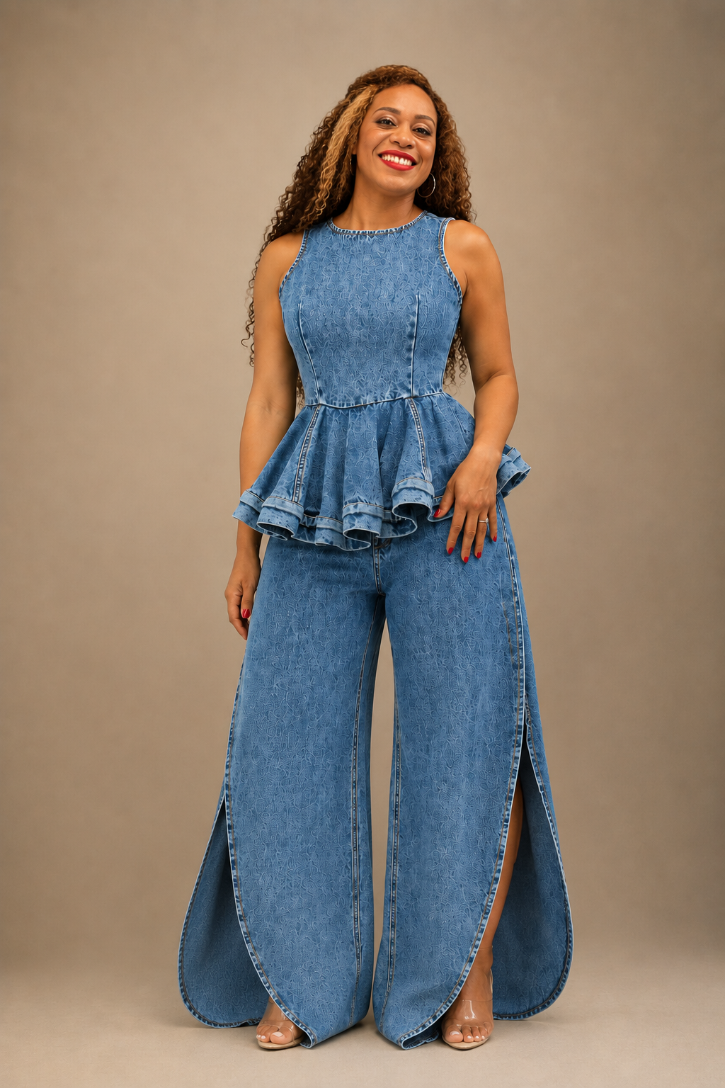 Denim Rose Petal Set
