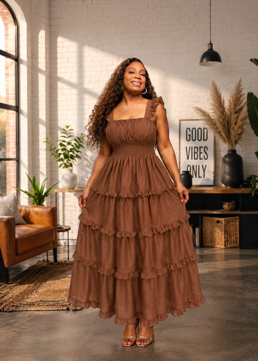 The Mocha Muse Dress