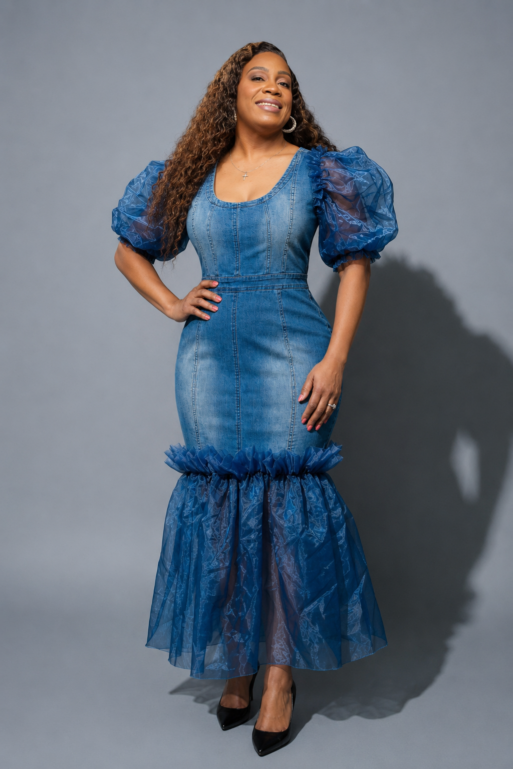 The Blue Jean Belle Dress