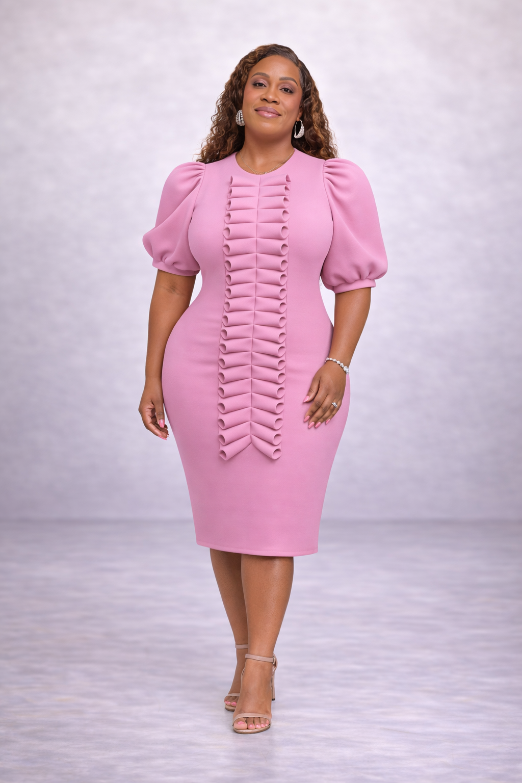 The Authority Dress- Pink