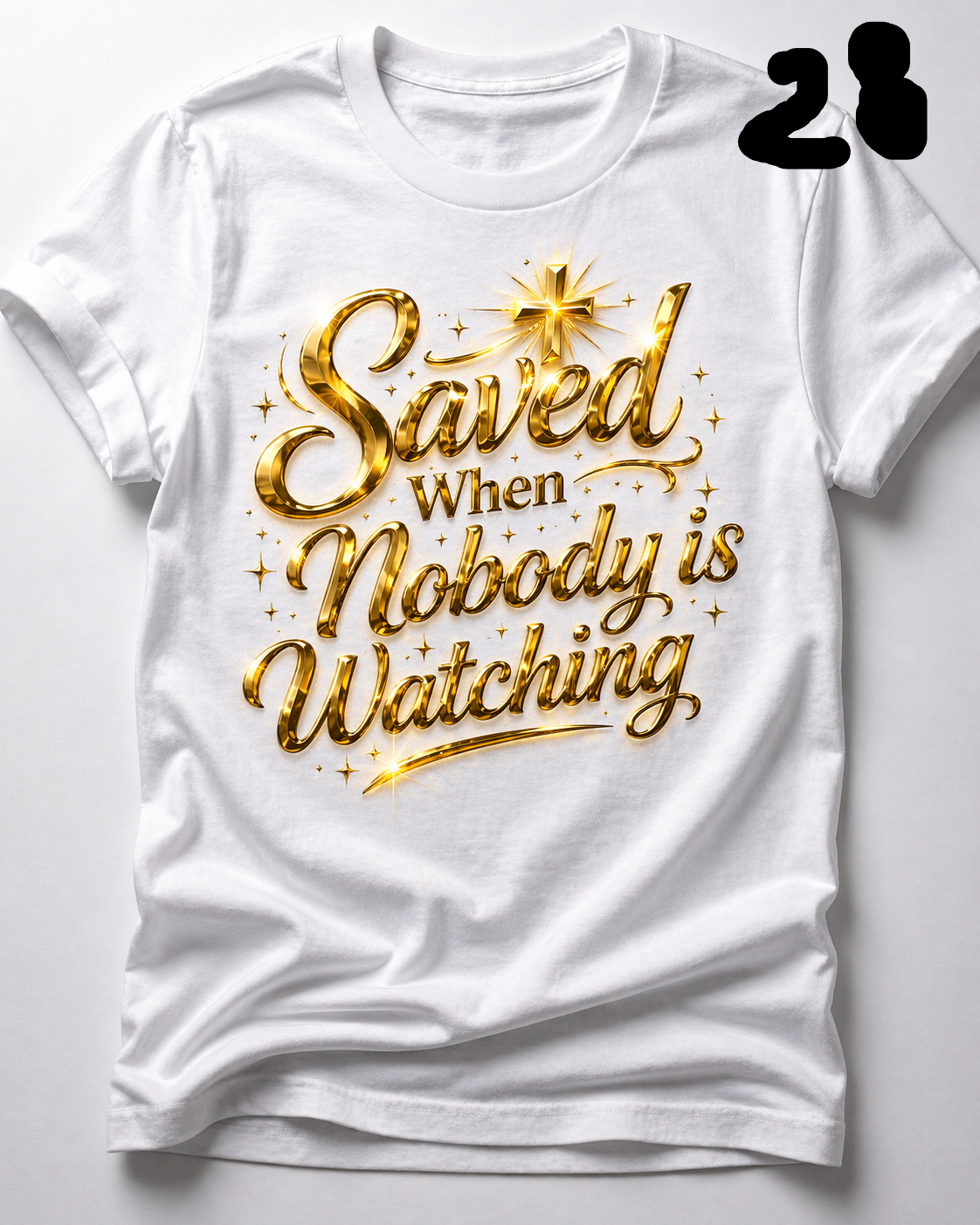 Saved When Nobody Is Watching Tee
