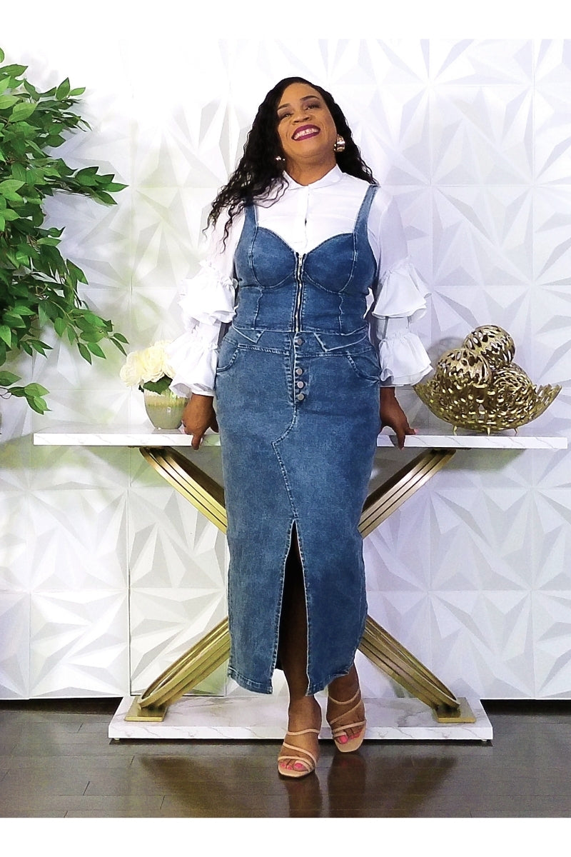 Denim Dream Skirt Set