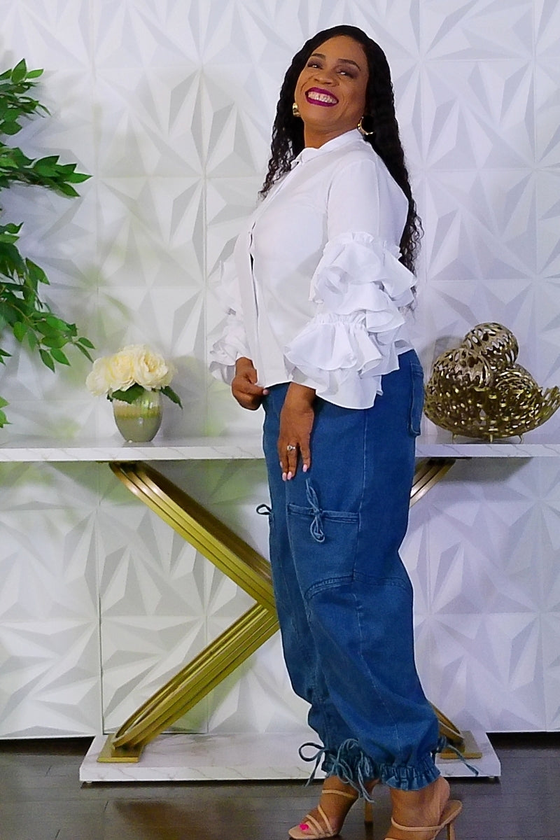 Denim Harlem Cargo Pants