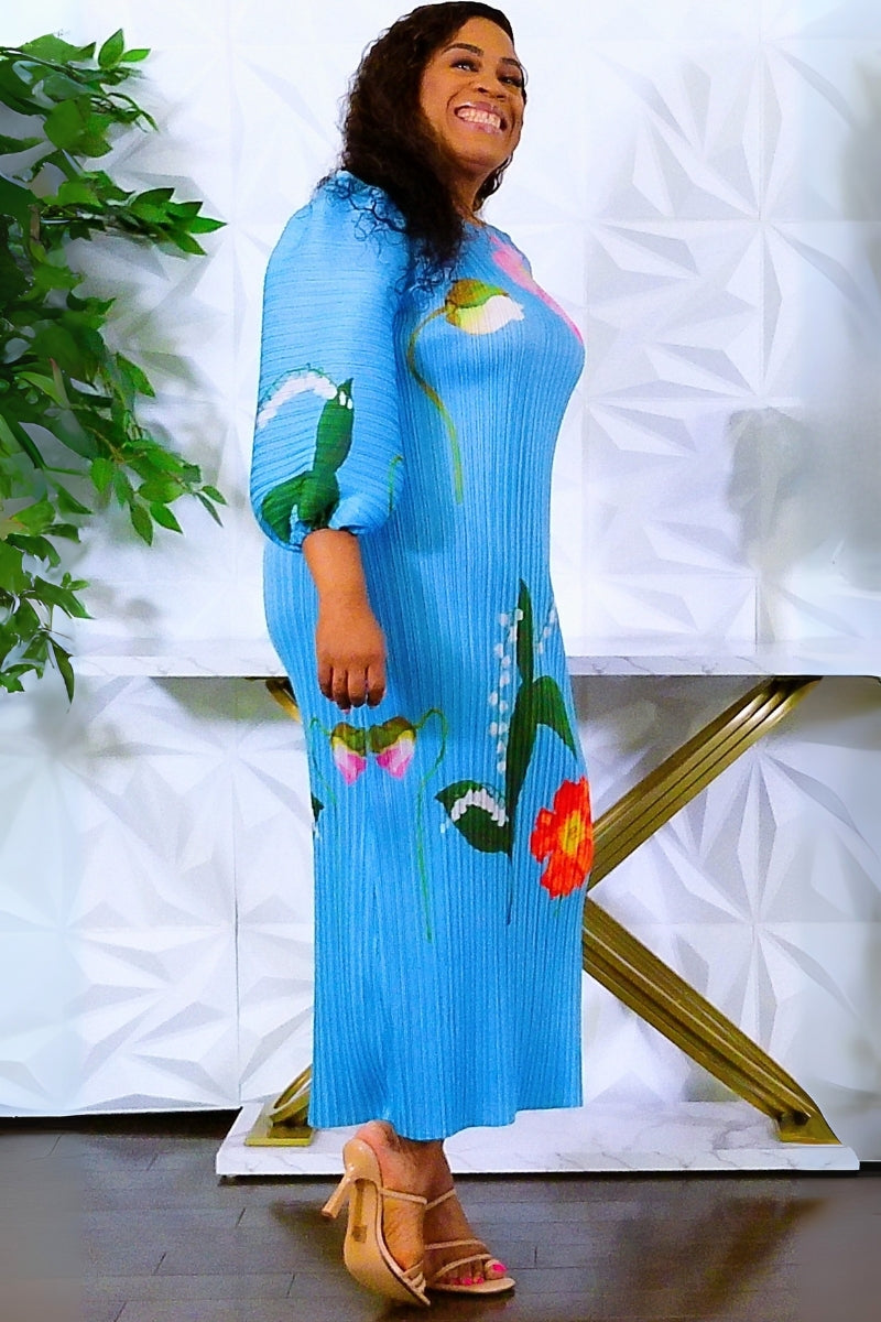 Sky Blue & You Dress
