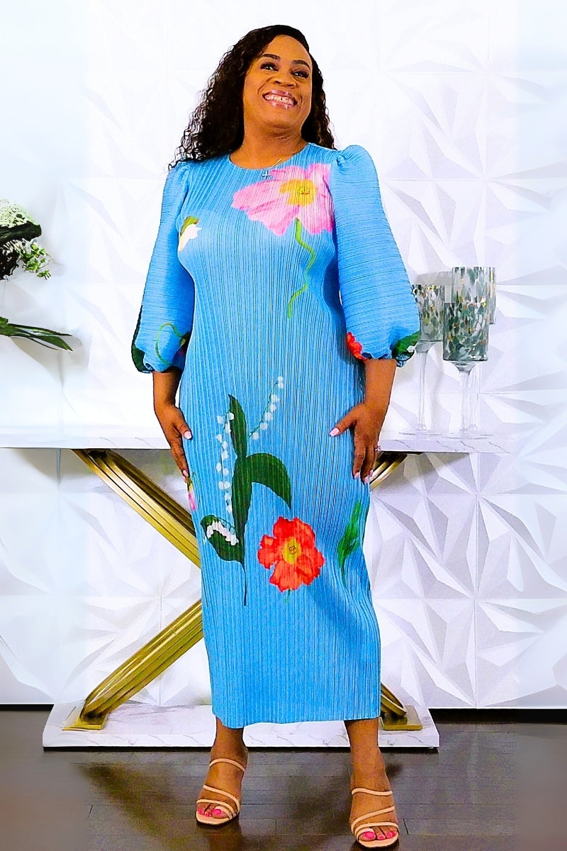Sky Blue & You Dress