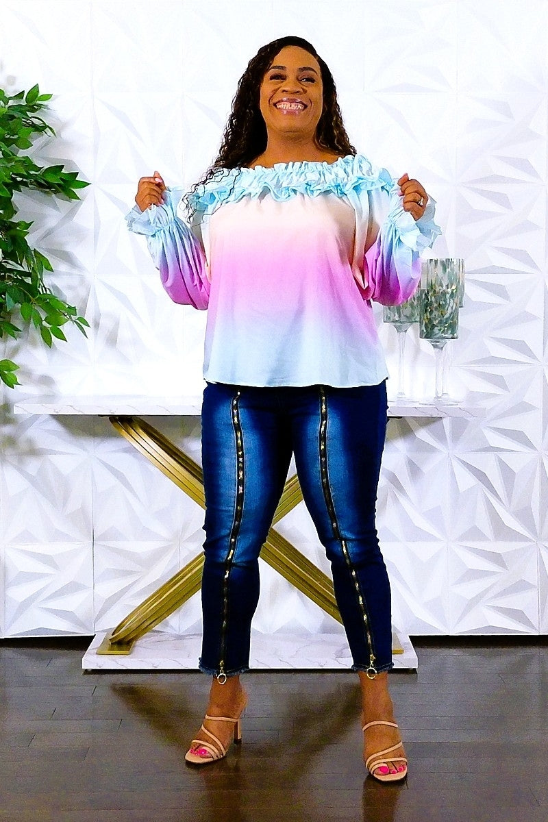 Sassy Zipper Jeans