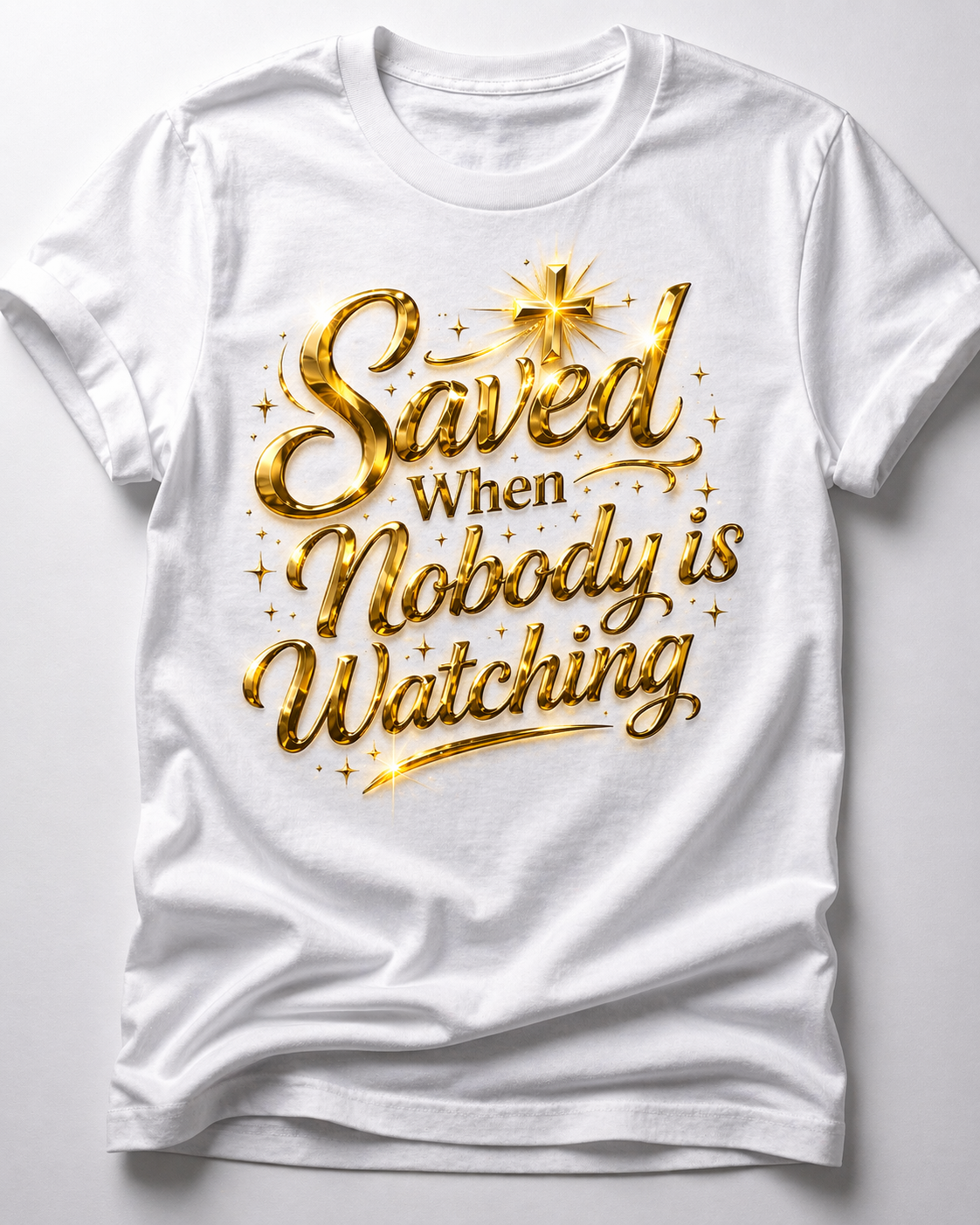 Saved When Nobody Is Watching Tee