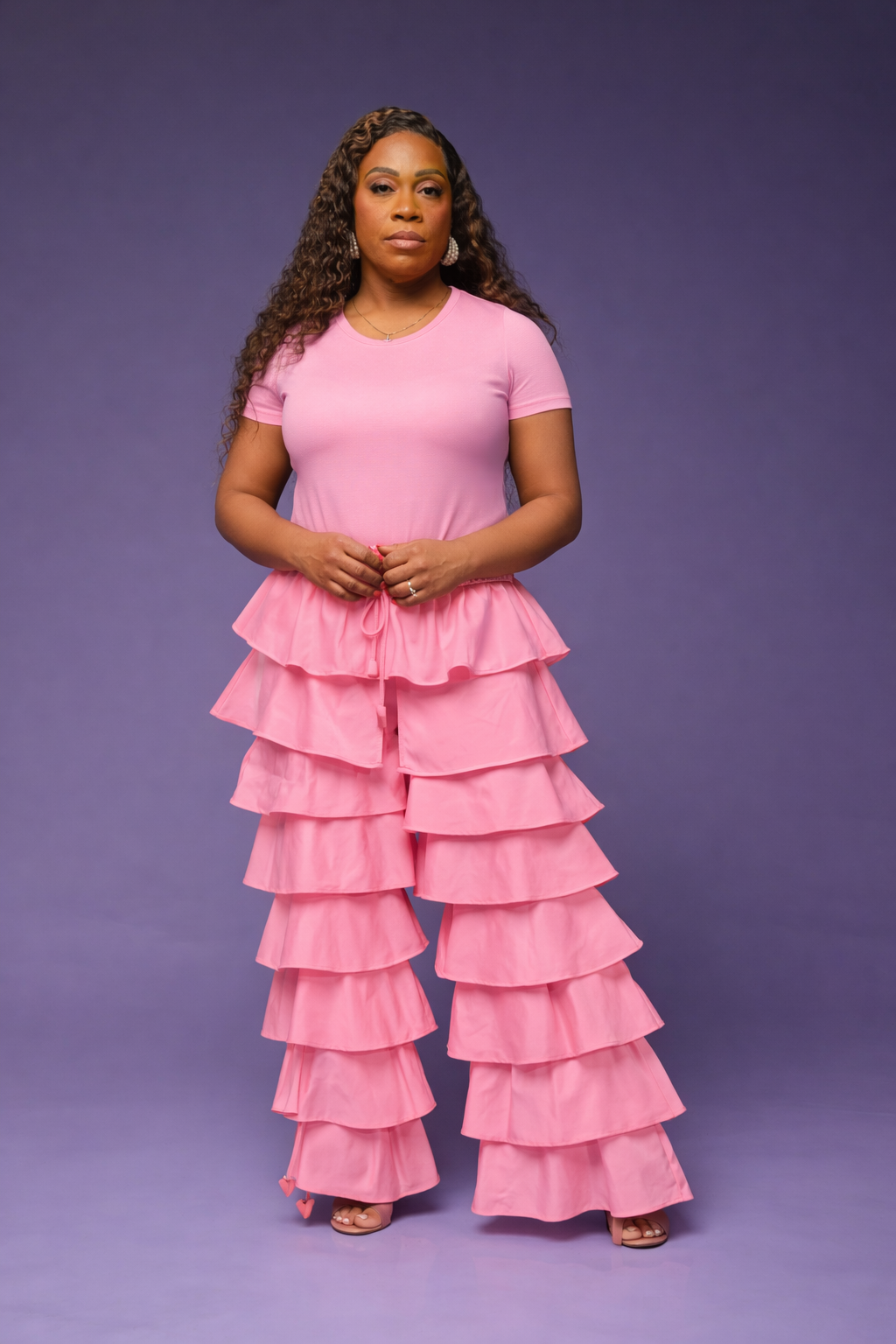 Ruffled  Pants