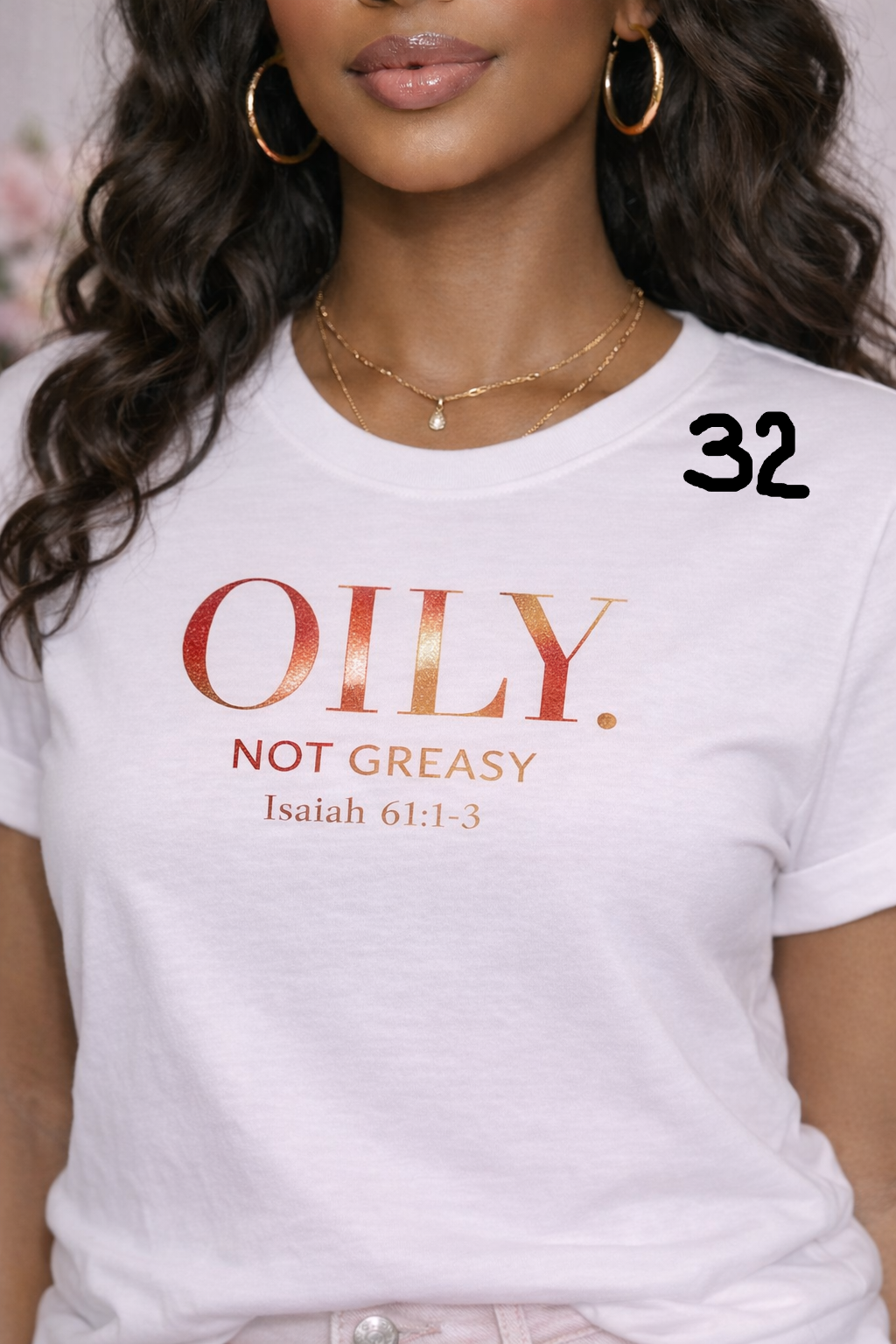 OILY. NOT GREASY.  Tee