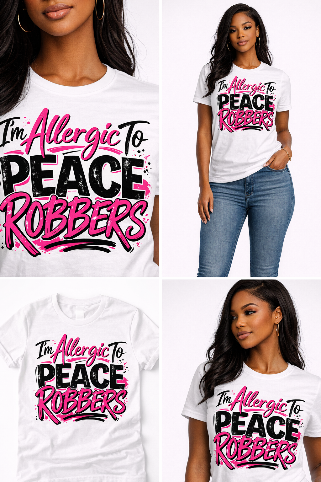 Allergic to Peace Robbers T-Shirt